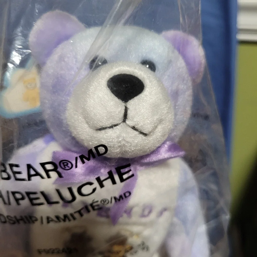 New 2004 Holy Bears Amity The Friendship‎ Bear Beanie Plush Christian Bible Bear
